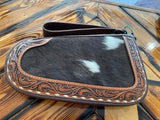 Leather & Cowhide 11” Pistol Case