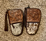 Leather & Cowhide 11” Pistol Case