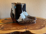 Margie Hair on Hide Booties