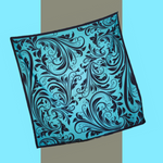 Elegant Turquoise Wild Rag