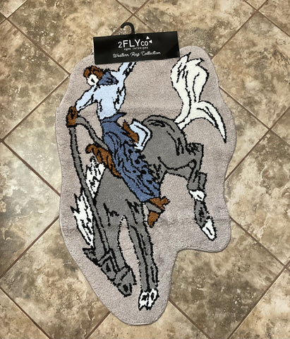 Bronc Rider Rug