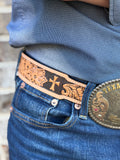 Cross Leather Belt
