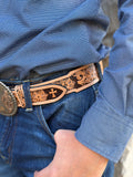 Cross Leather Belt