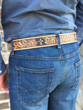 Cross Leather Belt