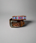 Pink And Turquoise Diamonds Belts