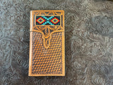 Beaded Checkbook Covers