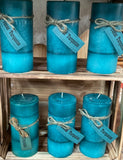 Texas Turquoise Hand Poured Candle