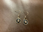 Pewter Hat Earrings