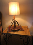 Antler Lamp / Cedar Base