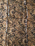 Gold/Black Paisley Wild Rag