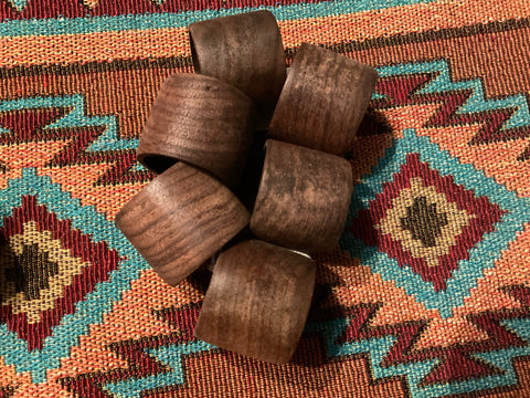 Rustic Wood Napkin Rings