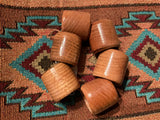 Light Polished Wooden Napkin Rings